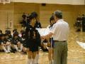 第31回熊本県中学選抜バレーボール選手権大会(女子の部　２位　鏡中学校（八代）)