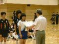 第31回熊本県中学選抜バレーボール選手権大会(女子の部　３位　山鹿中学校（山鹿市）)